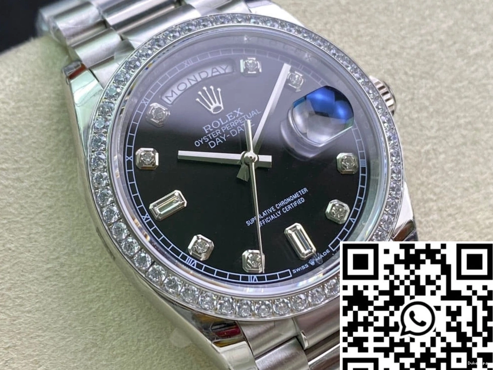 Factory Day 36MM 118346 Date Diamond-set EW Rolex Bezel 1107